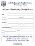Suffolk Police Conference Address / Beneficiary Change Form